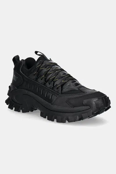 Kožené sneakers boty Caterpillar INTRUDER MET černá barva, P726244