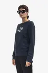Bavlněná mikina A.P.C. Sweat Tina COEZD-F27561 MARINE