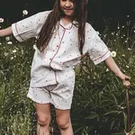 Dětská bavlněná košile That's mine Krista bílá barva