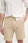 Kraťasy Tommy Hilfiger pánské, béžová barva