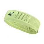 Čelenka Compressport Thin Headband On/Off zelená barva, XBNU3914