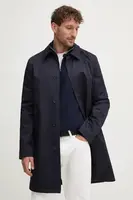 Bavlněný kabát A.P.C. mac ville tmavomodrá barva, COZBA.H01103