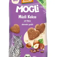 MOGLi BIO Kakaové müsli sušenky 125 g