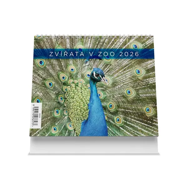 Zvířata v ZOO 2026 - stolní kalendář