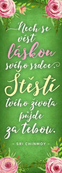 Plechová cedulka Nech se vést