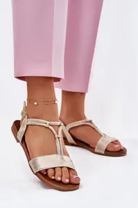 S. BARSKI Dámské Plné Sandály S Pásky S.Barski