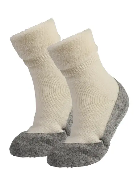 FALKE Ponožky 'Cosyshoe'  sivá / biela