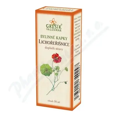 Grešík kapky Lichořeřišnice 50 ml