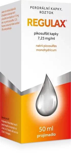Regulax Pikosulfát kapky 7.23mg/ml 50ml