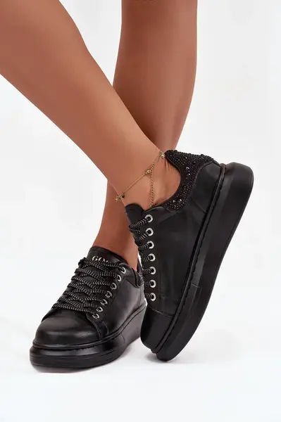 Dámske tenisky z pravej kože GOE