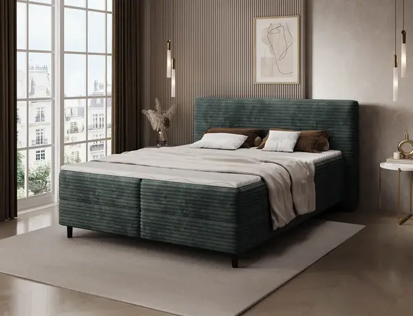 Boxspring Cortiko Rozměry: 160 x 200 cm, látka: Modullo 35