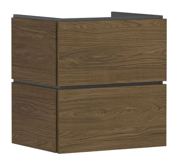 Hansgrohe Xilesa E - Umývadlová skrinka, 62x58x47 cm, 2 zásuvky, kašmírový dub 54254550