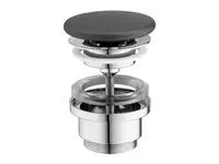 Ravak Flat - Neuzatvárateľná výpusť, antracit X03068