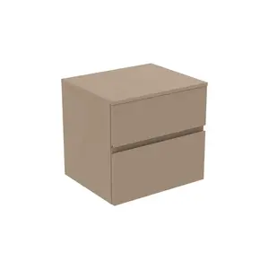 Ideal Standard Finesse - Umývadlová skrinka, 60x51x56 cm, 2 zásuvky, Matt Greige E3433UP