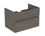 Ideal Standard Finesse - Umývadlová skrinka, 80x51x55 cm, 2 zásuvky, Dark Elm E3396UR