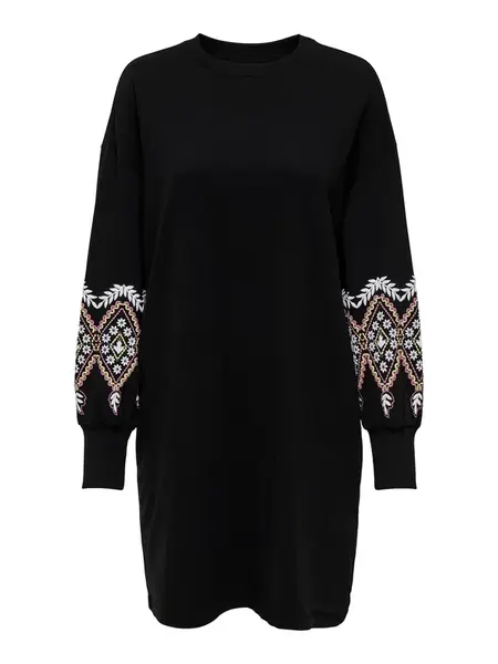 ONLY Šaty 'ONLBrooke'  oranžová / čierna / biela