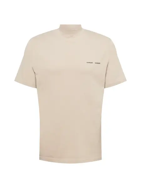 Samsøe Samsøe Tričko 'Norsbro'  béžová / čierna