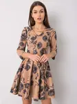 Dress-LK-SK-508307.46P-dark beige