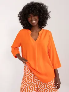 Blouse-D73761M11174A-orange