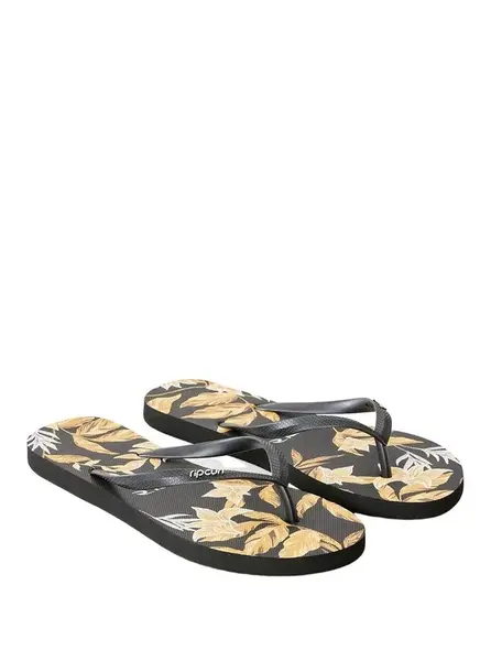 Rip curl dámské žabky La Isla Bloom Black | Černá | Velikost 39