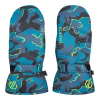 Dětské zimní lyžařské palčáky dare2b jovial modrá/neonově zelená 13