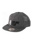 Kšiltovka meatfly keery perfor snapback šedá/černá one size