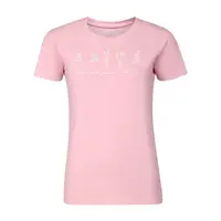 Dámské bavlněné triko alpine pro norda růžová l