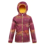 Dětská softshellová bunda s membránou alpine pro ezoro růžová 116-122