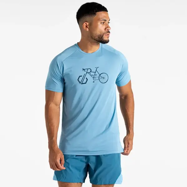 Pánské funkční tričko dare2b tech ii světle modrá l