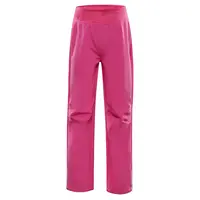 Dětské softshellové kalhoty alpine pro zorto růžová 140-146