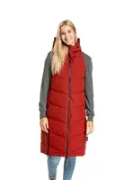 Meatfly dámská vesta Tama Dark Red | Červená | Velikost XL