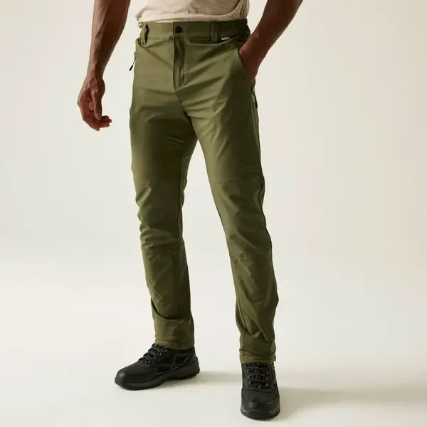 Pánské outdoroové kalhoty regatta montorn zelená 3xl