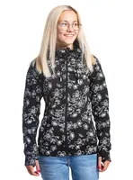 Meatfly dámská technická mikina Alisha Blossom Black | Černá | Velikost S