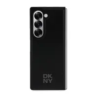 Zadní kryt DKNY PU Leather Stack Logo MagSafe pro Samsung Galaxy Z Fold6, černá