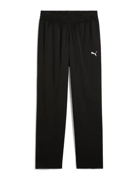 PUMA Športové nohavice 'Essentials'  čierna / biela