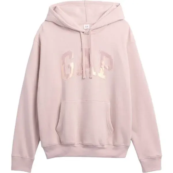 GAP V-NEW HERITAGE PO Dámska mikina, ružová, veľkosť