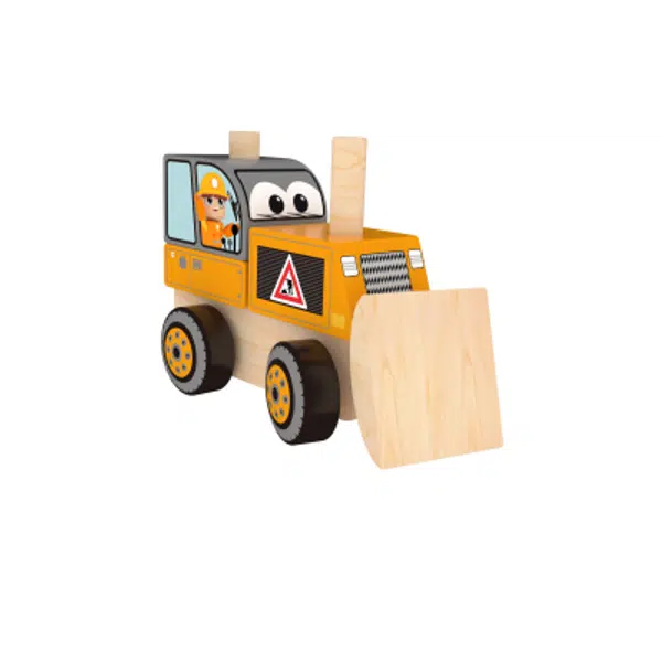 Skládací Dřevěný buldozer