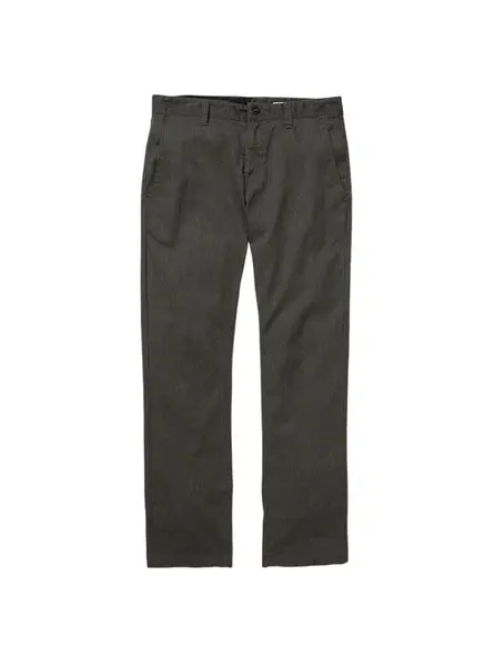 Volcom pánské kalhoty Frickin Modern Stret Charcoal Heather | Šedá | Velikost 36 x 34