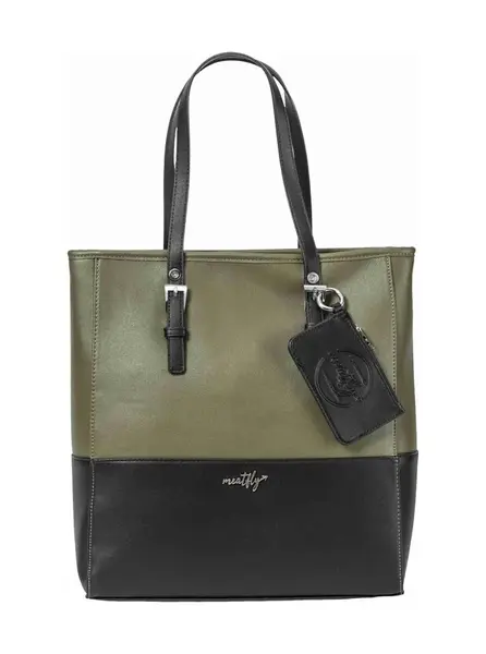Meatfly kabelka Slima Olive | Zelená | Objem 12 L