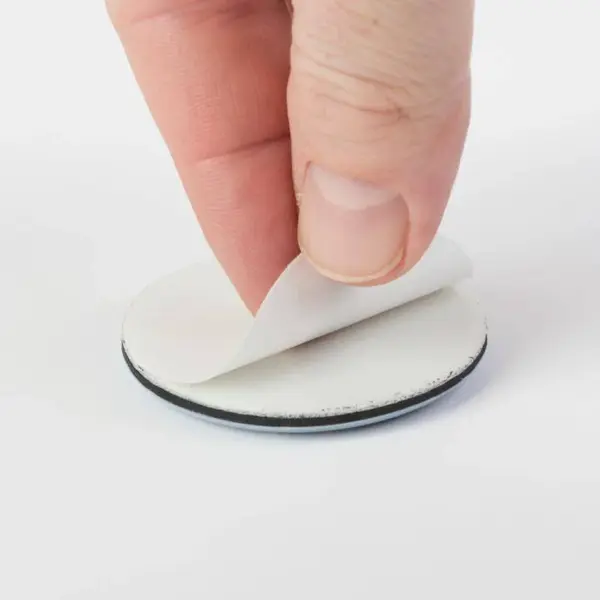 Kluzák univerzální Ø 40 mm, samolepící, šedý, 4 ks