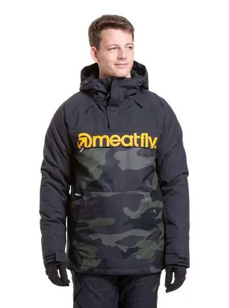 Meatfly pánská SNB & SKI bunda Slinger Rampage Camo | Maskáč | Velikost L