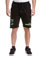 Meatfly pánské kraťasy Big Shock Dakar Black | Černá | Velikost S