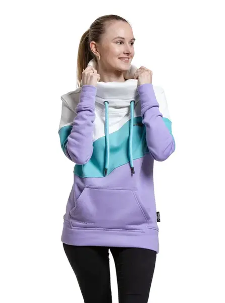 Meatfly dámská mikina Anesa Lavender/White | Fialová | Velikost XS