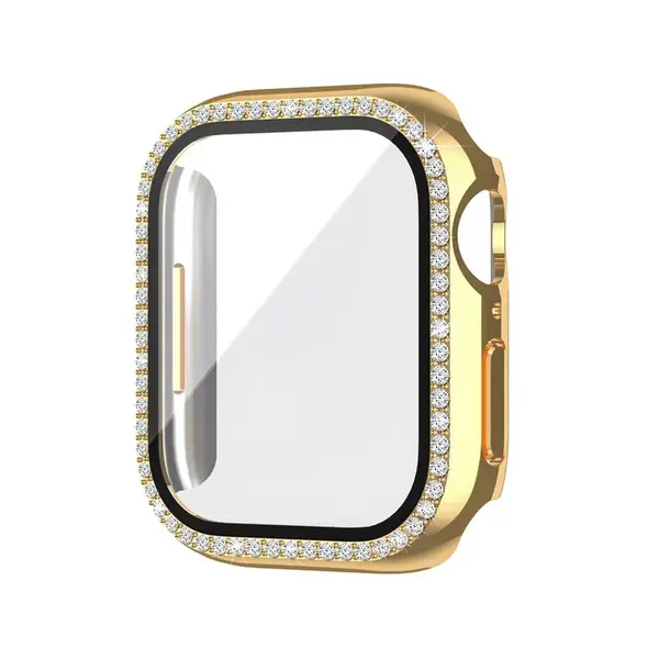 JP Watch case Diamond, Apple Watch 4 / 5 / 6 / SE 1 / 2 / 3, 44 mm, zlatý