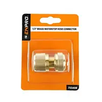 Rychlospojka + stop ventil, 1/2" mosaz, ENPRO