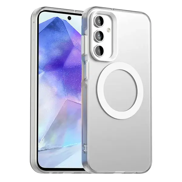 Techsuit CandyCase MagSafe, Samsung Galaxy A55 5G, bílý