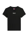 Tommy Jeans Tričko 'Essential'  čierna / biela
