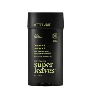 ATTITUDE Pánský deodorant Super leaves Matcha & Bergamot 75 g