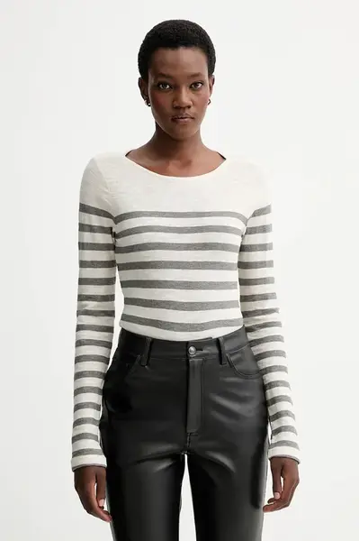 Bavlnené tričko s dlhým rukávom Marc O'Polo