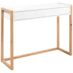 MID.YOU KONZOLOVÝ STOLEK, bílá, dub artisan, 100/35/75 cm